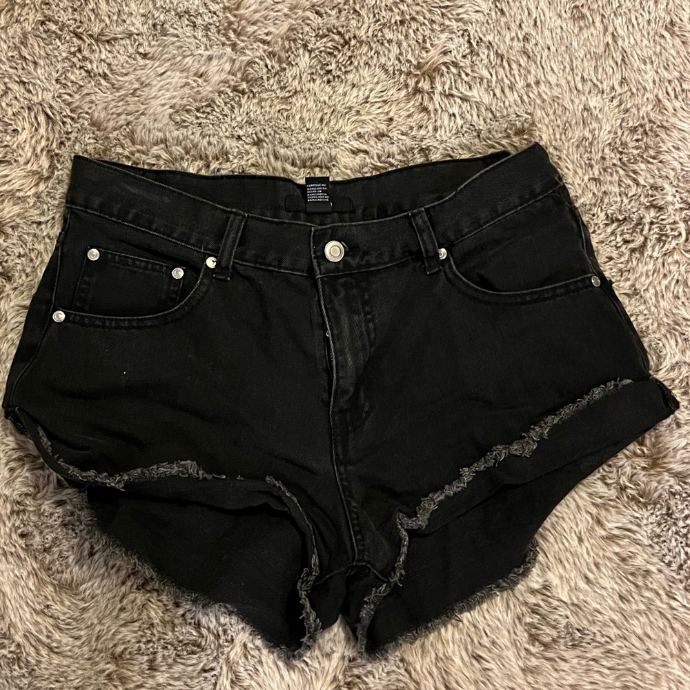 Forever 21 high rise black shorts